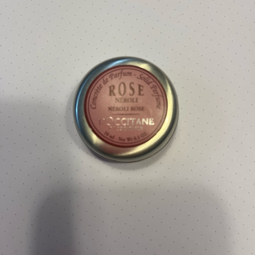 L’Occitane Rose Neroli Solid Perfume 10ml – Rare Discontinued